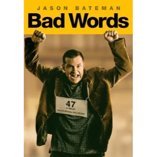 Bad Words HD MA Movies Anywhere Digital Redeem U.S. US