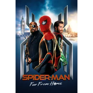 Spider-Man: Far From Home HD MA Movies Anywhere Digital Redeem U.S. US