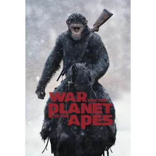 War for the Planet of the Apes 4K/UHD U.S. itunes/appleTV digital redeem US will port