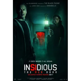 Insidious The Red Door HD MA Movies Anywhere Digital Redeem U.S. US