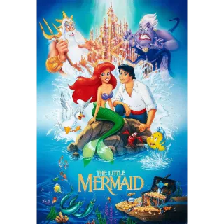 The Little Mermaid Classic Animated HD U.S. Google Play Digital Redeem US GP will port