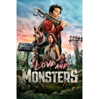 Love and Monsters  HD Vudu or 4K itunes Digital Redeem U.S. US