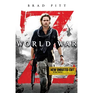 World War Z Unrated Cut HD Fandango At Home/Vudu Digital Redeem US U.S.