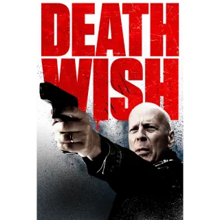 Death Wish 2018 HD Vudu/Fandango At Home or U.S. Google Play Digital Redeem Code US