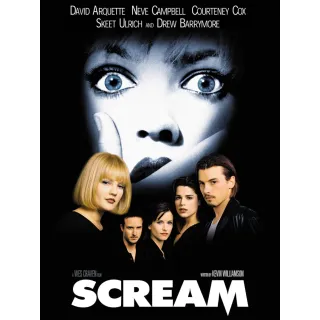 Scream (1996) 1 Original HD Fandango At Home/Vudu or appleTV/itunes