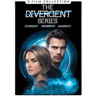 The Divergent Series 3-Film Collection 4K/UHD U.S. itunes/appleTV Digital Redeem