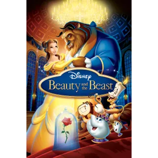 Beauty and the Beast HD MA Movies Anywhere Digital Redeem U.S. US Animated Classic