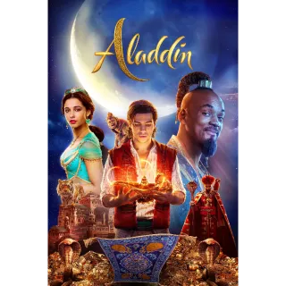 Aladdin 2019 Live Action 4K/UHD MA Movies Anywhere digital redeem U.S. US