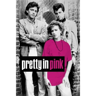 Pretty in Pink HD Vudu/Fandango At Home or U.S. itunes Digital Redeem Film Movie US