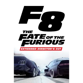 The Fate of the Furious Extended Director's Cut HD MA Movies Anywhere Redeem U.S. US