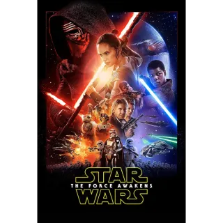 Star Wars: The Force Awakens HD MA Movies Anywhere Digital Redeem