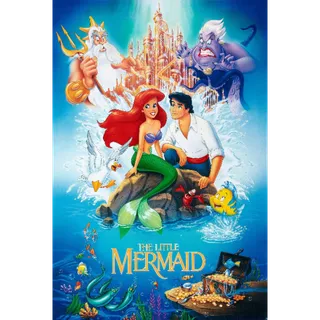 The Little Mermaid Classic Animated 1989 HD MA Movies Anywhere Digital Redeem U.S. US 