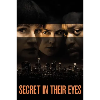 Secret in Their Eyes HD U.S. itunes Digital Redeem US will port