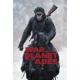 War for the Planet of the Apes 4K/UHD U.S. itunes digital redeem US will port