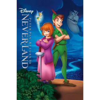 Peter Pan: Return to Neverland 2002  HD MA Movies Anywhere Digital Redeem U.S. US