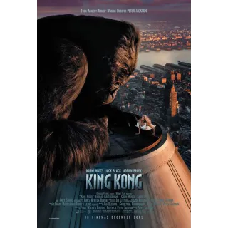 King Kong 2005 4K/UHD MA Movies Anywhere Digital Redeem US U.S. US