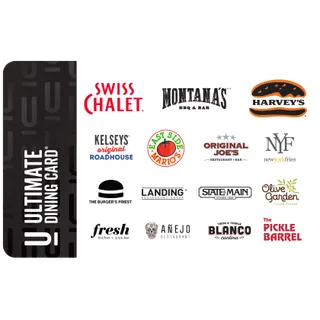 $50.00 The Ultimate Dining Gift Card