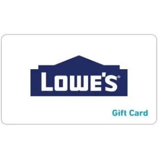 $50.00 Lowes egiftcard delivery 3hours