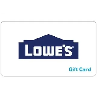$50.00 Lowes egiftcard delivery 3hours
