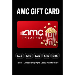 $18.00 AMC Theatres Auto delivery (100% guarantee)