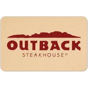 $100.00 Outback Steakhouse gift card 