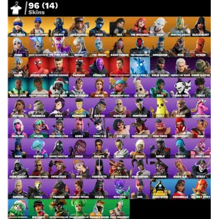 [PC/PSN/XBOX] 96 SKINS 🔥 NEO VERSA + BLUE TEAM LEADER + 27 EXCLUSIVES + STW ACCESS | 150 VB 🔥 FULL ACCESS