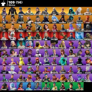 PC/PSN/XBOX|109 SKINS🔥OG STW | GLOW | OMEGA STAGE 5 | ROYALE BOMBER | HAVOC | SURF STRIDER | 600 VB 🔥FULL ACCESS