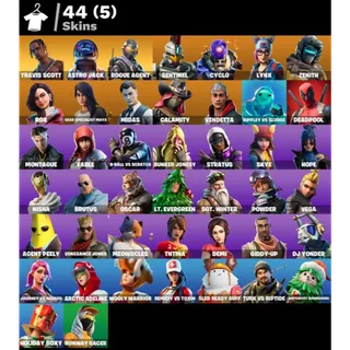 [PC/PSN/XBOX] 44 SKINS 🔥 TRAVIS SCOTT + ASTRO JACK + OG STW FOUNDER (SUPER DELUXE) + ROGUE AGENT 🔥 FULL ACCESS
