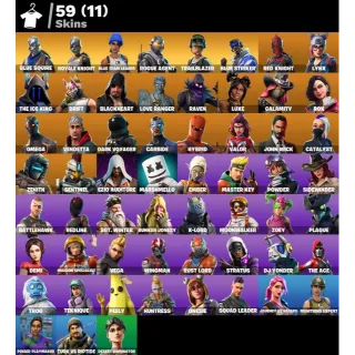 PC / PSN / XBOX⚡59 SKINS 💠 Blue Squire 💠 BLUE TEAM LEADER 💠 ROYALE KNIGHT 💠 JOHN WICK 💠 OMEGA ⚡FULL ACCESS