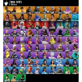 [PC/PSN/XBOX] 93 SKINS 🔥 TRAVIS SCOTT + GAME KNIGHT + UNCHAINED RAMIREZ 🔥 FULL ACCESS