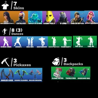 [PC/PSN/XBOX] 7 SKINS 🔥 MAYA | CATALYST | AGENT PEELY | XLORD | RARE OG SETUP | 250 VB 🔥FULL ACCESS