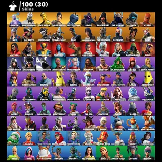 [PC/PSN/XBOX] 100 SKINS 🔥 GALAXY + ROGUE SPIDER KNIGHT + GOLD MIDAS + TART TYCOON 🔥 FULL ACCESS
