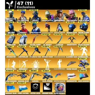 [PC/PSN/XBOX] 50 SKINS 🔥 EON + BLUE TEAM LEADER + BLUE STRIKER + 47 EXCLUSIVES 🔥 FULL ACCESS