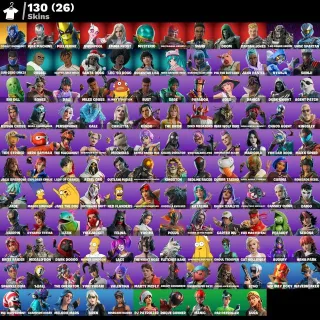 PC & XBOX  | 130 SKINS | RENEGADE RAIDER • MARVEL SET • OG VALUE | FULL ACCESS