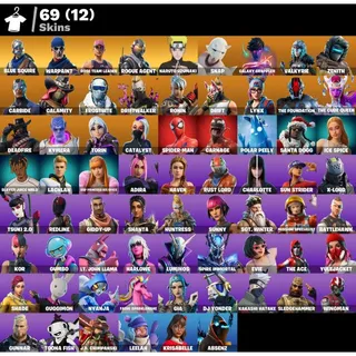 [PC/PSN/XBOX] 69 SKINS 🔥 ULTIMATE STW FOUNDER | BLUE SQUIRE + ROGUE AGENT + NARUTO 🔥 FULL ACCESS