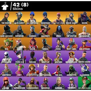 [PC/PSN/XBOX] 42 SKINS 🔥 THE REAPER + TAKE THE L + BLUE TEAM LEADER + ROGUE AGENT 🔥OG STW (Super Deluxe) 🔥 FULL ACCESS