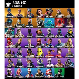 [PC/PSN/XBOX] 48 SKINS 🔥ULTIMATE STW FOUNDER ⚡  DEADPOOL (MAX STYLE) + LARA CROFT + 25 EXCLUSIVES 🔥 FULL ACCESS
