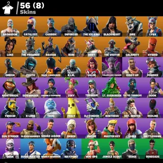 PC / PSN / XBOX | 56 SKINS 🔥 OMEGA | RAGNAROK| X-Lord SCAVENGER | LYNX | 1000 V-BUCKS 🔥 FULL ACCESS