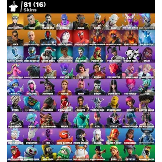 [PC/PSN/XBOX] 81 SKINS 🔥 NARUTO + MIDAS REX + CUBE QUEEN | 600 VB 🔥 FULL ACCESS