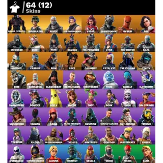 PC / PSN / XBOX | 64 SKINS | OMEGA STAGE 5 • HAVOC • SPIDER KNIGHT | 500 V-BUCKS