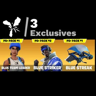 [PC/PSN/XBOX] 🔥 2 SKINS | BLUE TEAM LEADER + BLUE STRIKER | OG RARE FORTNITE ACCOUNT | FULL ACCESS