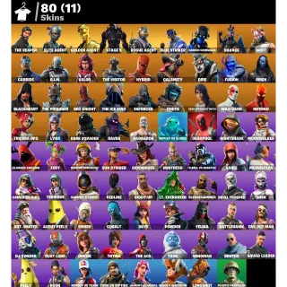 [PC/PSN/XBOX] 80 SKINS 🔥 THE REAPER | ELITE AGENT | OMEGA STAGE 5 | GOLD MIDAS | Take The L | 450 VB 🔥 FULL ACCESS