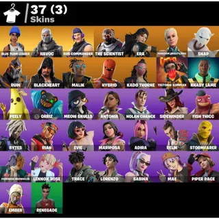 [PC/PSN/XBOX] 37 SKINS 🔥 BLUE TEAM LEADER + HAVOC + SUB COMMANDER + THE SCIENTIST + PARADIGM + 8 EXCLUSIVES 🔥 FULL ACCESS