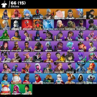 [PC/PSN/XBOX] 66 SKINS 🔥 GLOW | THE FOUNDATION | PETER GRIFFIN | CLONE TROOPER | RONIN | 800 VB 🔥FULL ACCESS