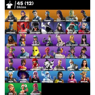 PC / PSN / XBOX 🔥 45 SKINS | MIDAS • DEADPOOL • HAVOC • SUB COMMANDER | 450 V-BUCKS 🔥 FULL ACCESS