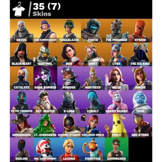 [PC/PSN/XBOX] ORANGE JUSTICE OG | X-LORD (SCAVENGER) | HAVOC | 35 SKINS | 300 VB | FULL ACCESS