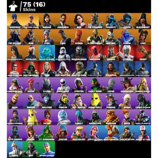 [PC/PSN/XBOX] 75 SKINS 🔥 ULTIMATE STW FOUNDER ⚡ Power 177⚡ MASTER CHIEF + JOHN WICK + 36 EXCLUSIVES 🔥 FULL ACCESS