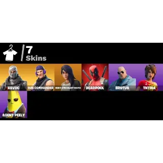 [PC/PSN/XBOX] 7 SKINS | HAVOC 💥 SUB COMMANDER 🎖️ MAYA 🪖 DEADPOOL 🕶️ AGENT PEELY  | Email Change ✅ FULL ACCESS ✅