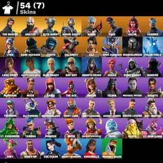 [PC/PSN/XBOX] 54 SKINS 🔥 REAPER + KRATOS + TAKE THE L + DARK VOYAGER | 250 VB 🔥 FULL ACCESS