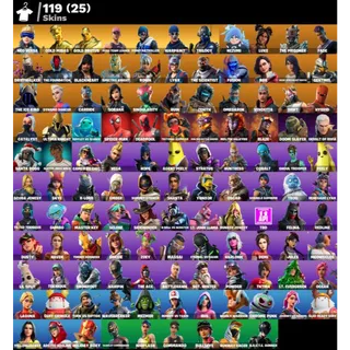 [PC/PSN/XBOX] 119 SKINS 🔥 OG STW ULTIMATE + NEO VERSA + GOLD MIDAS | 49 EXCLUSIVES 🔥 FULL ACCESS